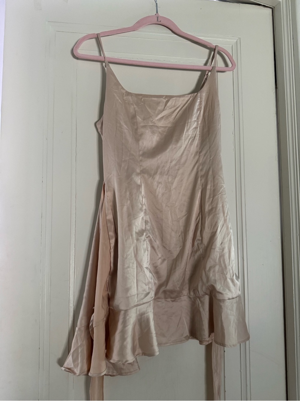 Princess Polly Cottage Hill Champagne Midi Dress US 4